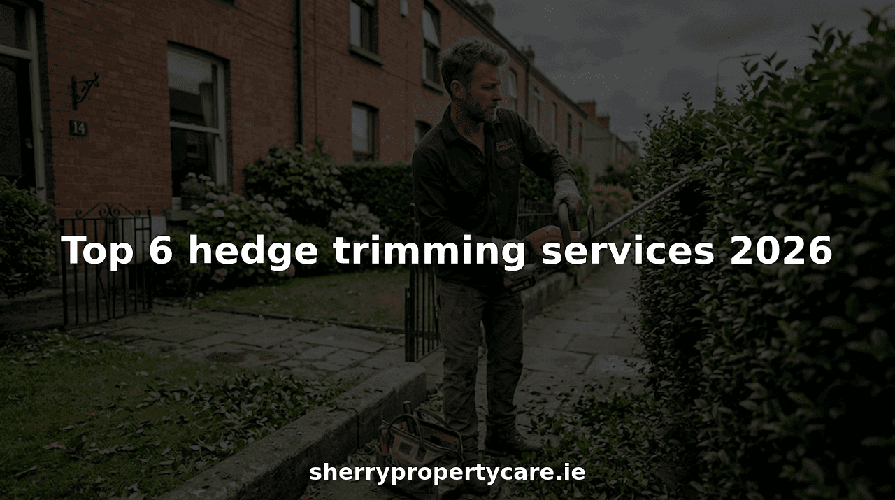 Top 6 hedge trimming services 2026