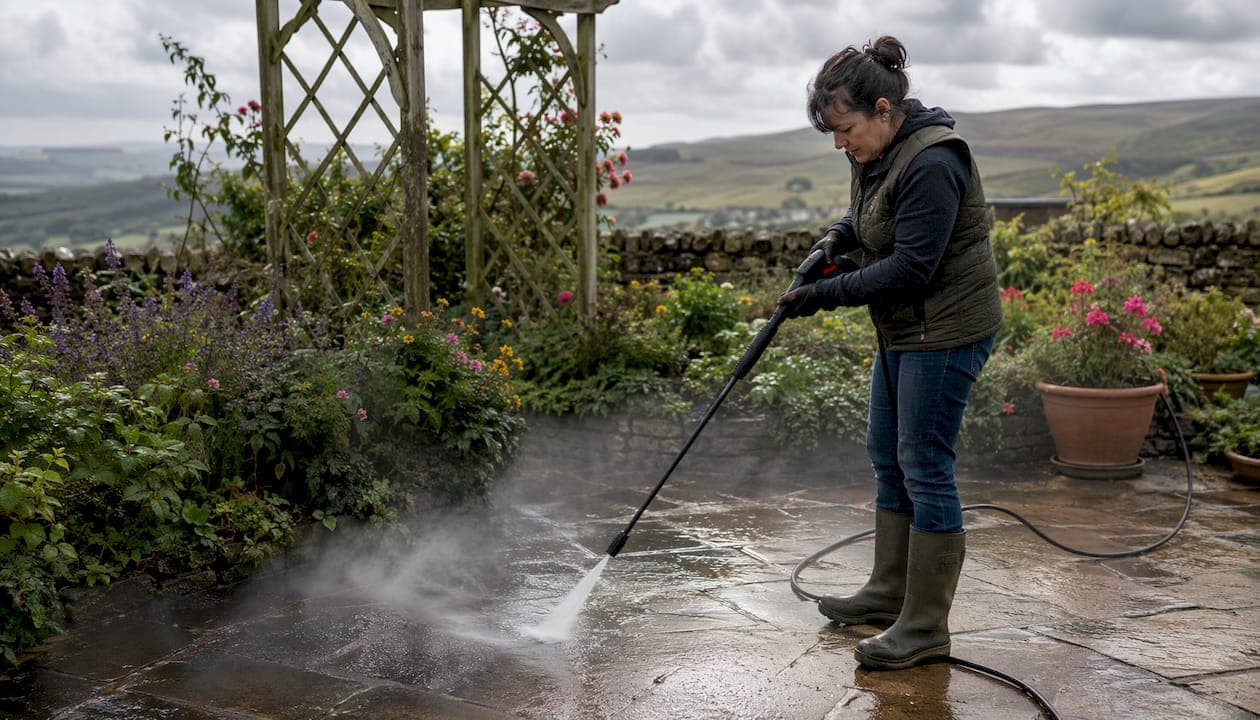 Power wash your patio: safe and effective UK guide