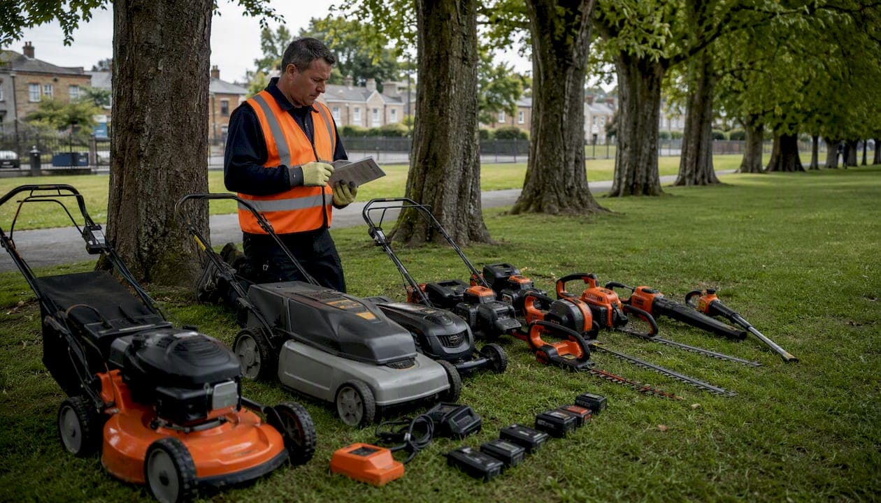 Grounds maintenance tools comparison for Dublin properties